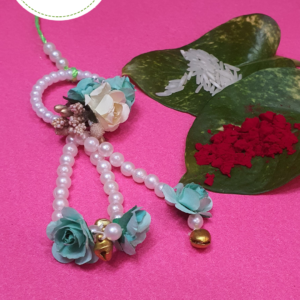 Pearl Floral Lumba Rakhi