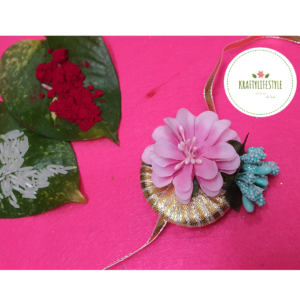 Gota Pink Flower Rakhi