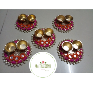 Mirror Roli Chawal Platter