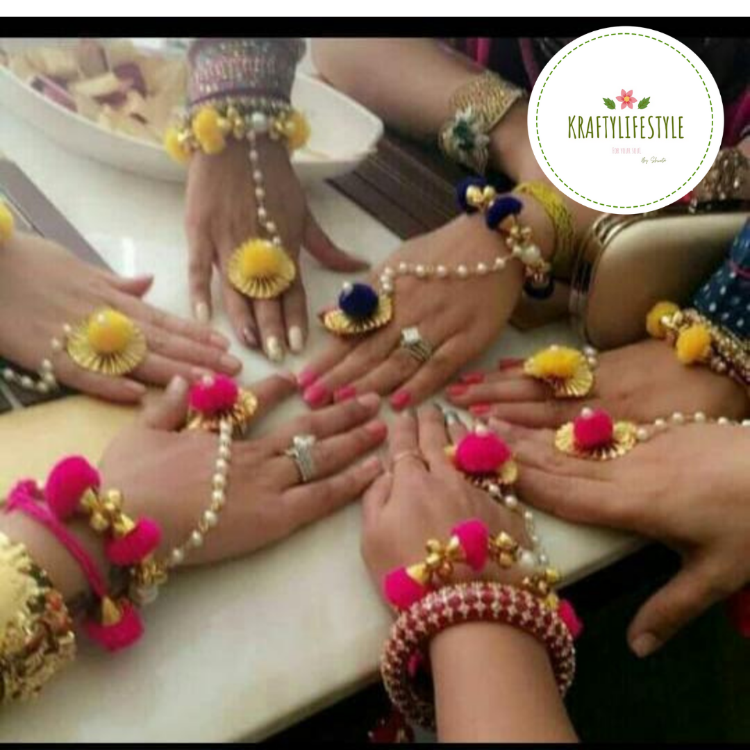 Buy Delicate floral CZ Hand Chain | Tarinika - Tarinika India