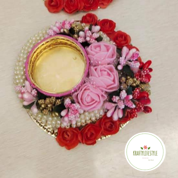 Rose Flower Diya