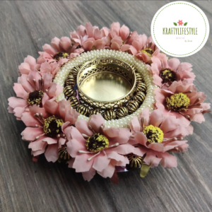 Pink Flower Diya