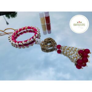 Bangle with Metal Lumba Rakhi