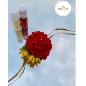 Red Floral Rakhi