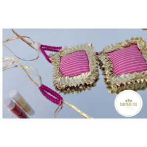 Pink Pillow Rakhi Set