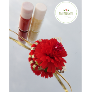 Red Floral Rakhi