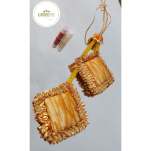 Orange Pillow Lumba Rakhi