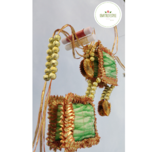 Green Pillow Rakhi Set