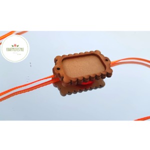 Rectangular Frame Rakhi