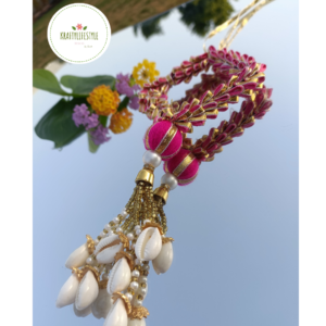 Pink Tassel Lumba Rakhi