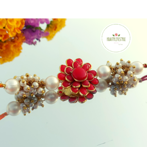 Red Flower Rakhi