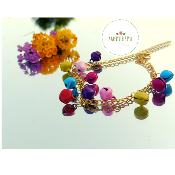 Colorful Ghungroo Bracelet